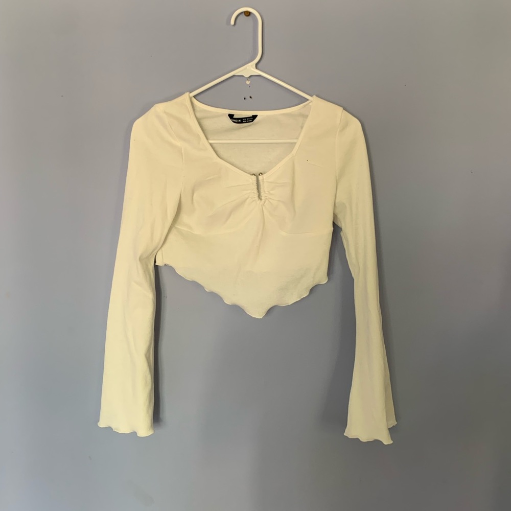 LONG SLEEVE CROP TOP
